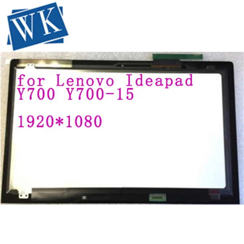 

NO TOUCH OR with Touch 3D 15.6" LCD Laptop Screen Assembly For Lenovo Ideapad Y700-15ISK Y700-15 80NW 1920x1080 with frame