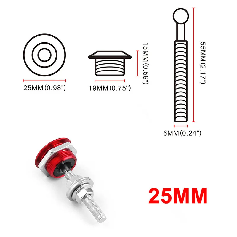 1 25 &quotбыстрая защелка Поворотный замок Стиль Кнопка заготовки бленда шпильки