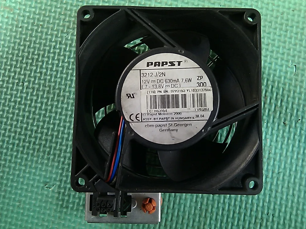 Вентилятор охлаждения ЦП радиатора для IBM P520/P615 [11S] PN SN 97P3153 PABST 3212 J/2N 39J2473 9111 520 7029 6C3