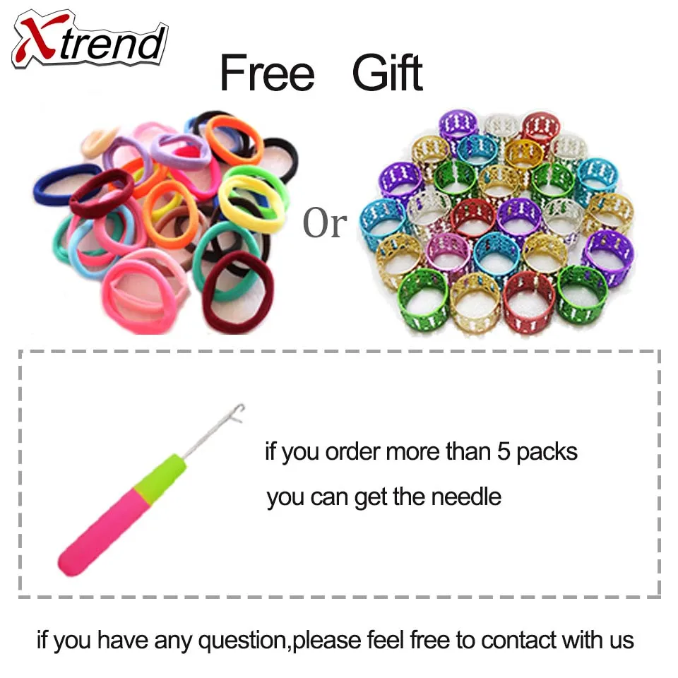 Xtrend, вязанные крючком косички, волосы, 14 дюймов, 12 корней, синтетические косички, пряди для наращивания, черные, бордовые, термостойкие