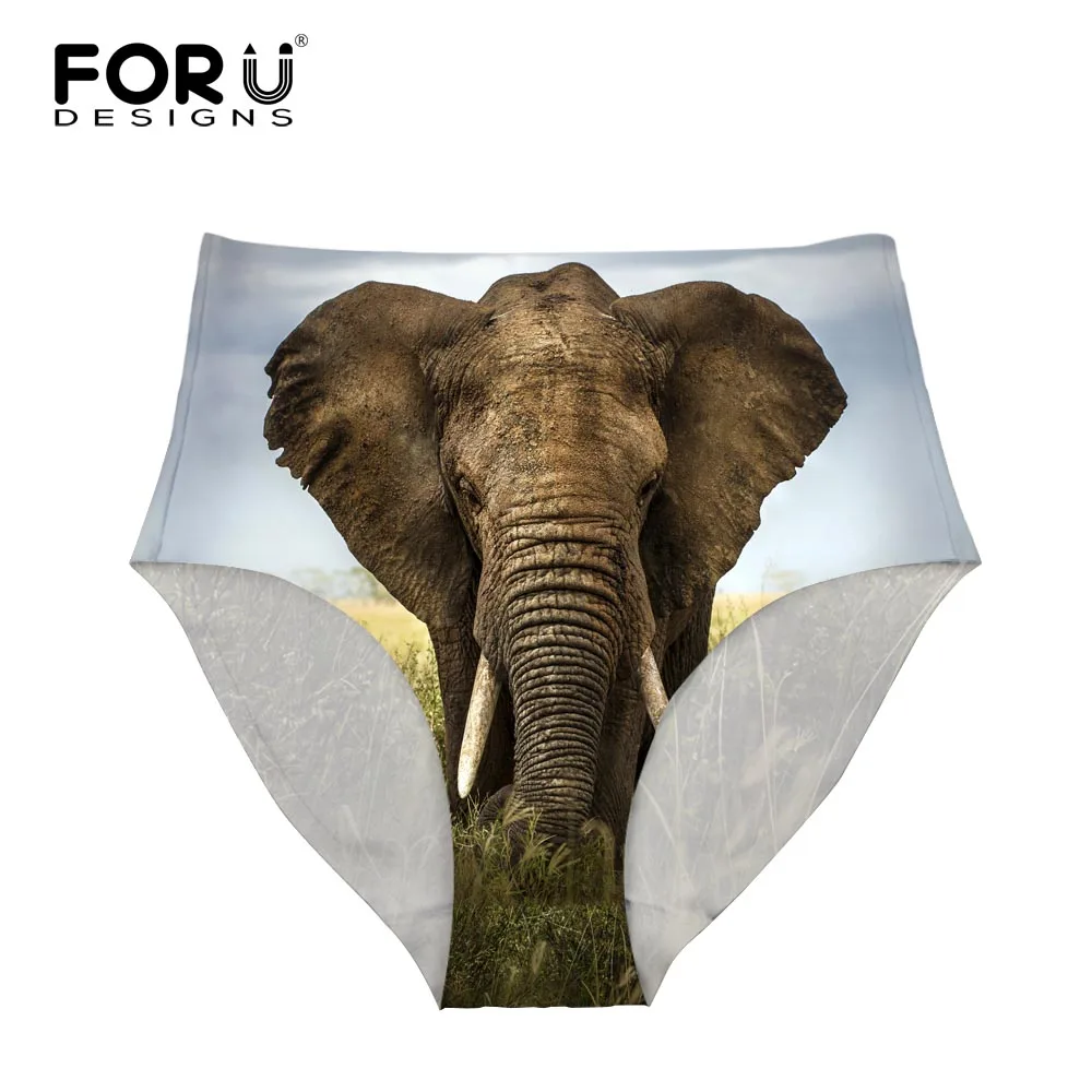 FORUDESIGNS/модное женское нижнее белье с высокой талией леопардовым принтом