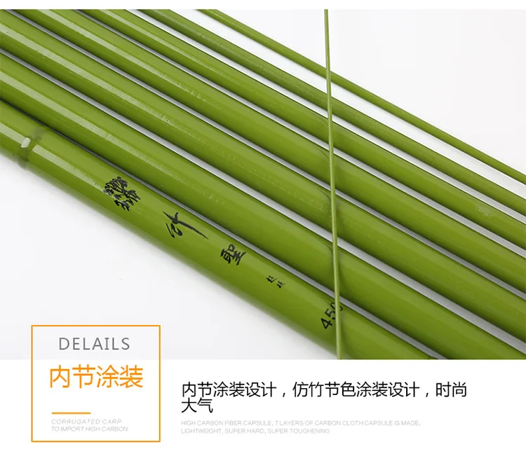 Спиннинг пресноводная Удочка Телескопический поток полюс волокно Супер жесткий