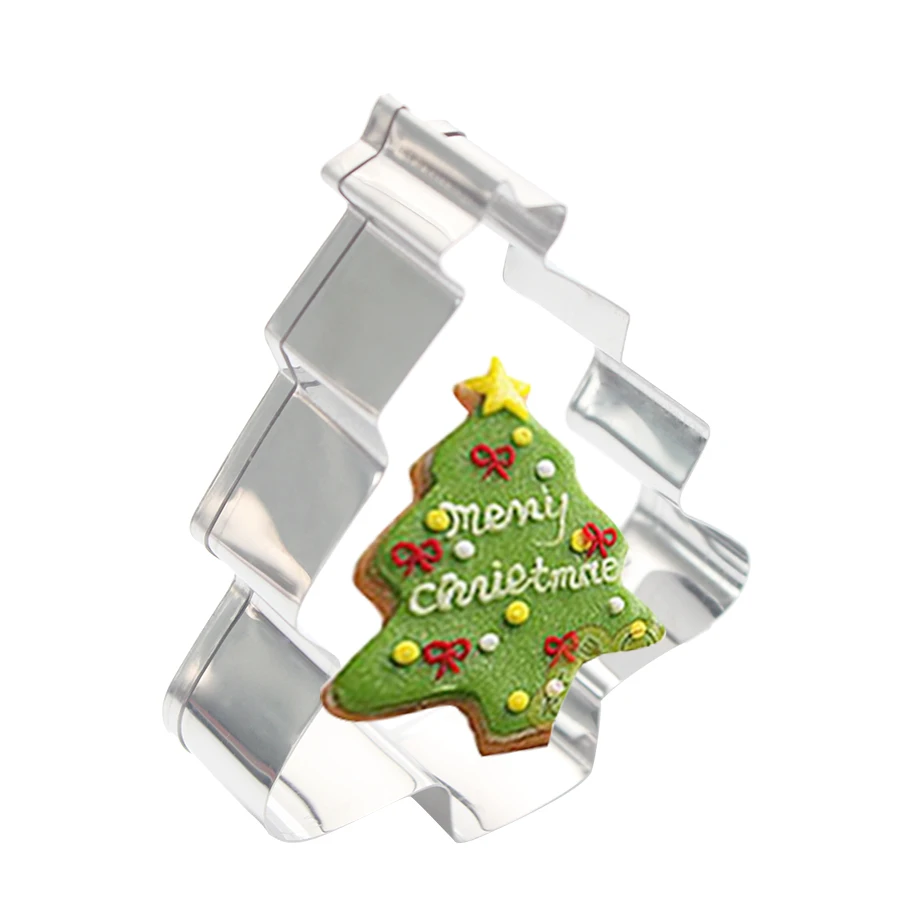 5 моделей из нержавеющей стали рождественские носки для печенья перчатки