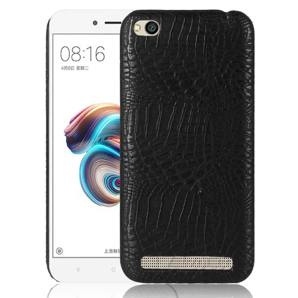 Чехол из крокодиловой кожи для Xiaomi Redmi 5A Hongmi 5 A жесткий защитный чехол телефона
