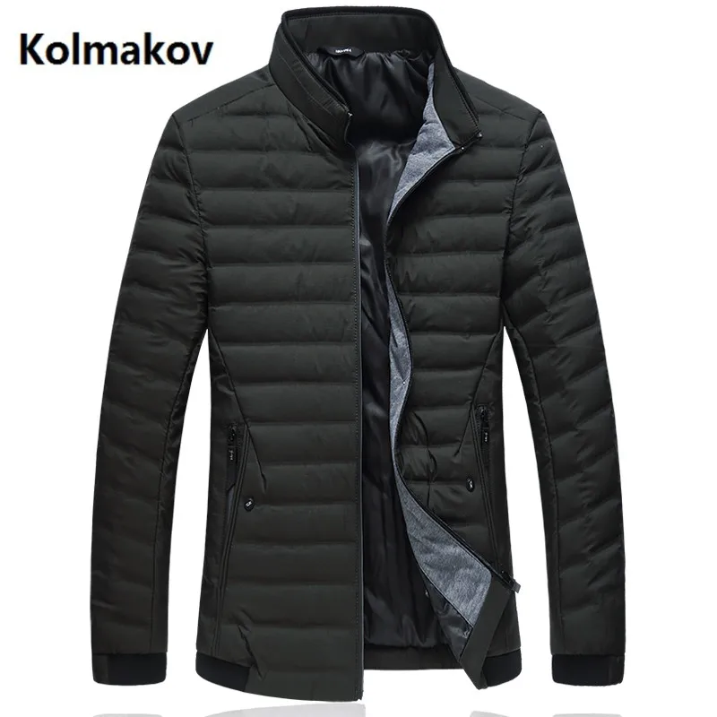 

2018 new arrival style Men's Stand collar down jacket mens high quality 90% white duck down coats men fashion jacket men L-7XL