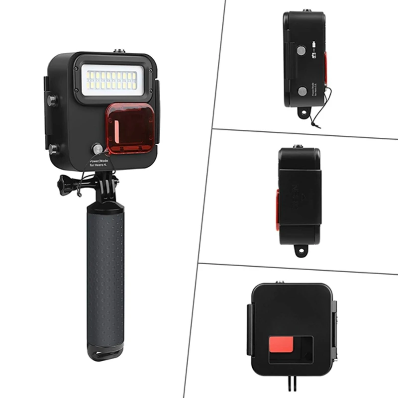 Светильник-кенгуру для дайвинга SHOOT 1000LM GoPro HERO7 Black/HERO6/HERO5/HERO4/HERO (2018)