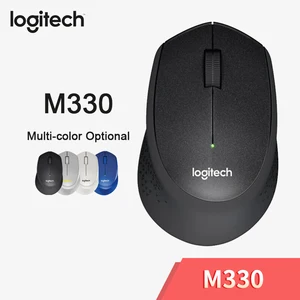 Мышь Logitech M330 Беспроводная Бесшумная, 2,4 ГГц, USB, 1000DPI