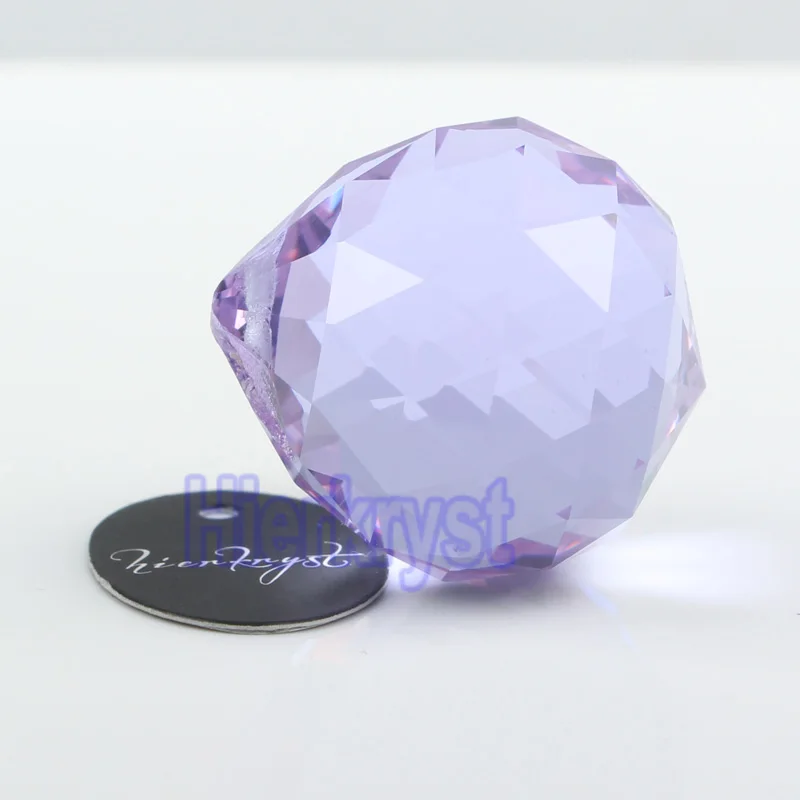 Гирлянда чакра спектры 5 пурпурная люстра стеклянные кристаллы лампа призмы