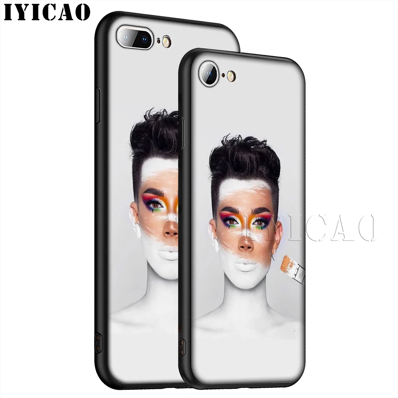 IYICAO James Charles X пустой холщовый Мягкий силиконовый чехол для телефона iPhone XR XS 11 Pro Max 6