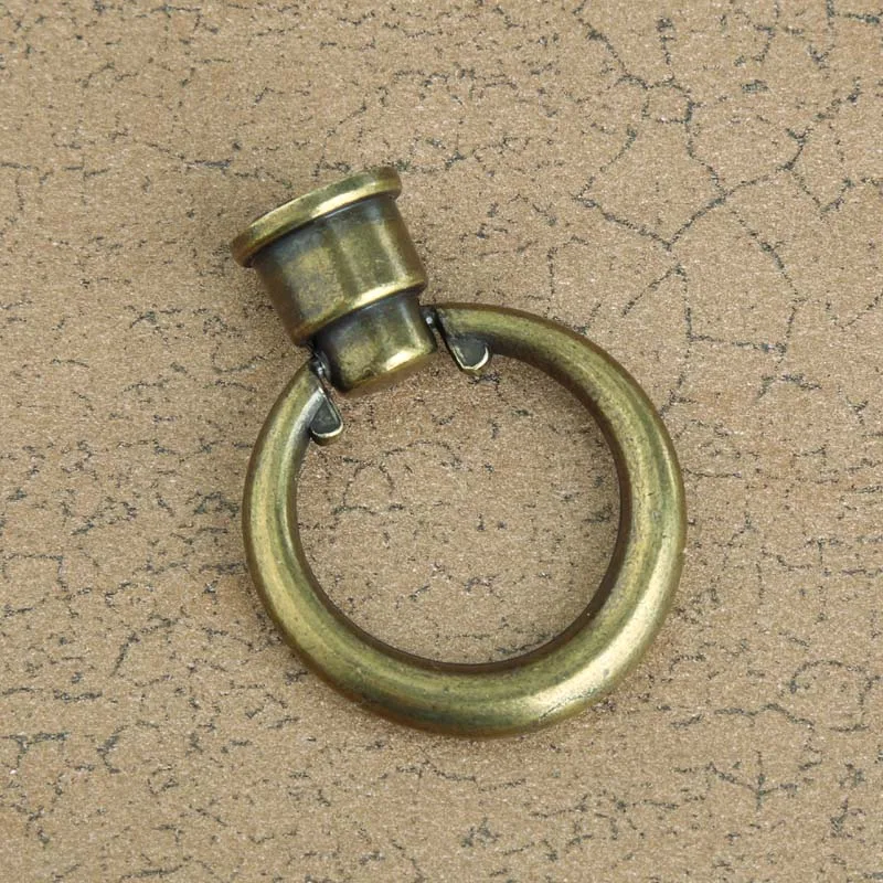 Винтажные мебельные кольца в форме бедствия маленькие ручки бронзовые ящики для