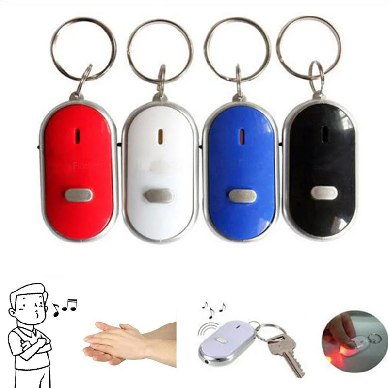 Новинка 2018 беспроводной смарт-брелок со свистком и защитой от потери мигающий