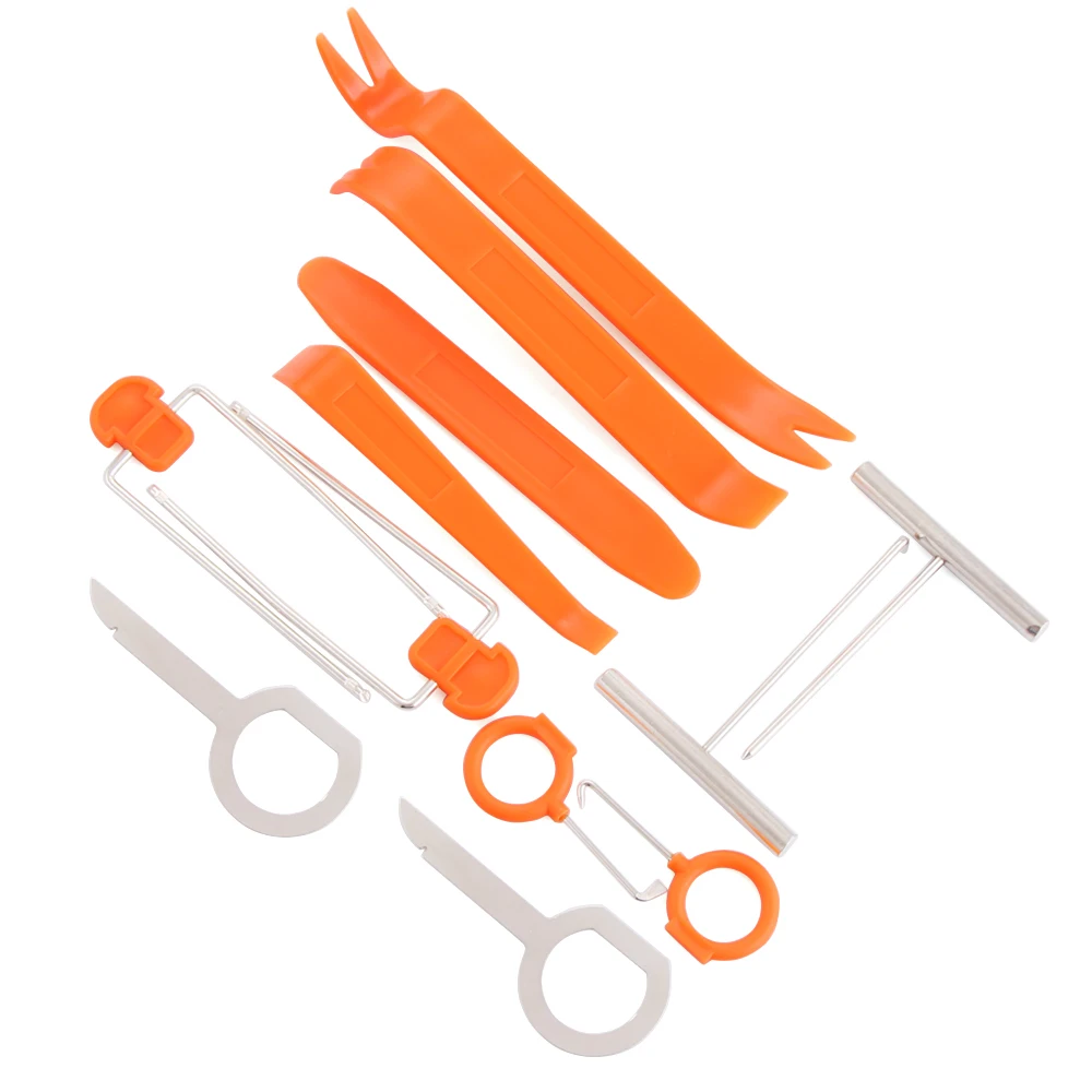 Новый автомобильный радиоприемник дверной зажим панель отделка приспособление