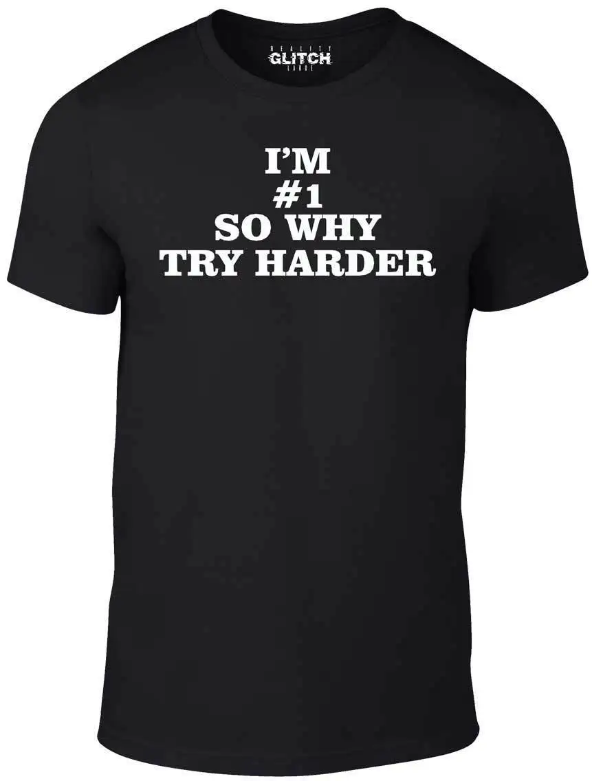 I'm #1 so why Think ther t shirt забавная футболка с комическим толстым мальчиком slim anorexia ha