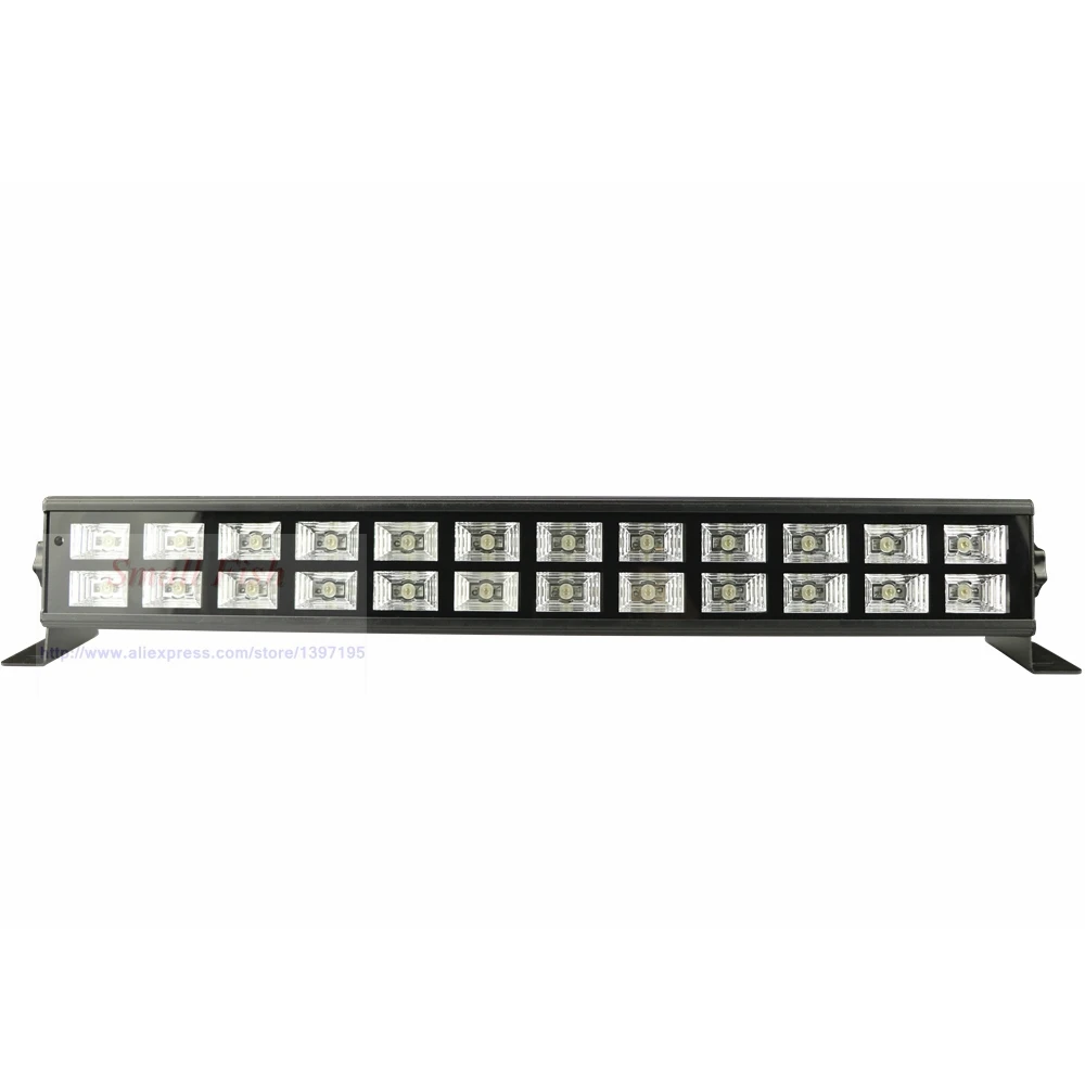 Светодиодный настенный ночник 24x3 Вт УФ DMX512 сценическое освещение черный