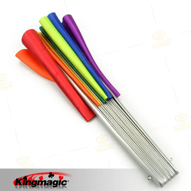 Ломающийся вентилятор красочные профессиональные король Волшебные реквизиты