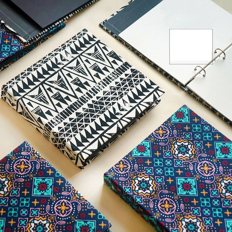 Креативная квадратная Шпулька Тканевая обложка ручной работы альбом сделай сам