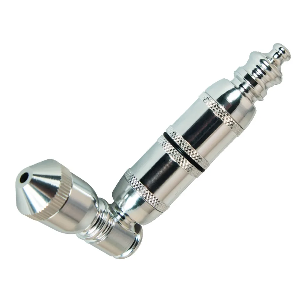 Formax420 алюминиевая Серебряная карманная трубка для курения табачная ручная