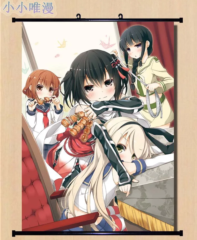 Япония аниме Kantai Коллекция KanColle сексуальная девушка Nagato & Atago Amatsukaze домашний