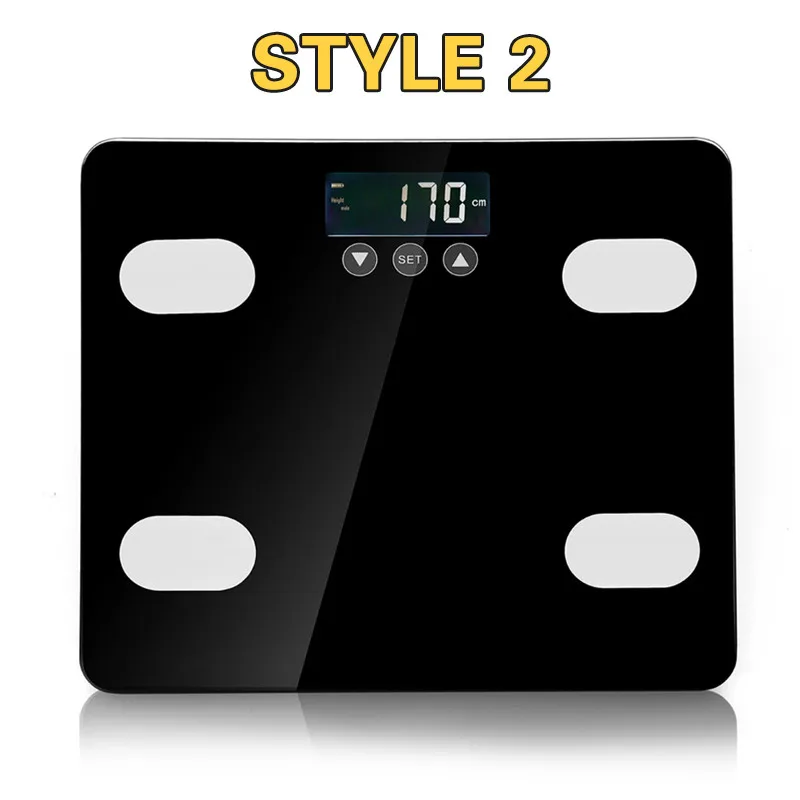 Цифровые электронные весы с ЖК дисплеем для определения состава тела 0 1 180