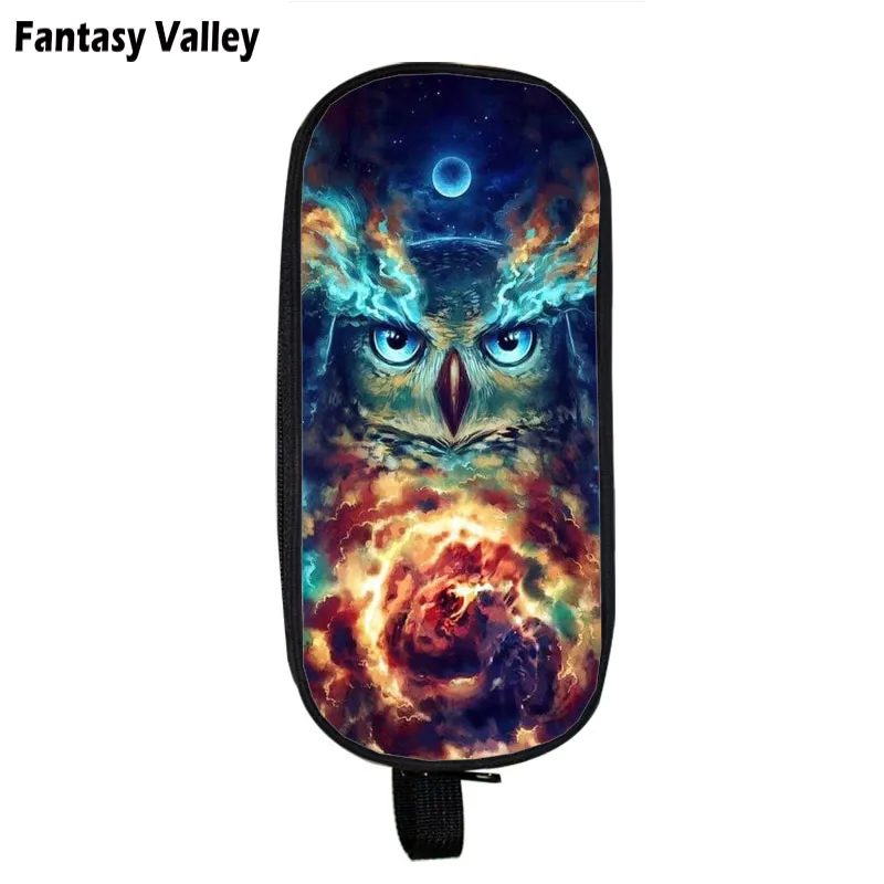 Крутой Galaxy Lion Wolf кошелек для девочек, пенал, Детская сумка на подарок, детский чехол, школьные принадлежности для мальчиков и девочек, чехлы для макияжа - Цвет: qbbxchuangyi19