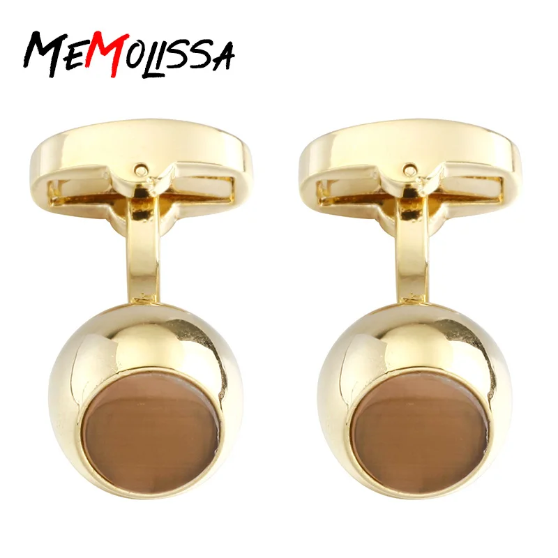 MeMolissa Luxury манжетные запонки для рубашки мужские брендовые манжеты на пуговицах