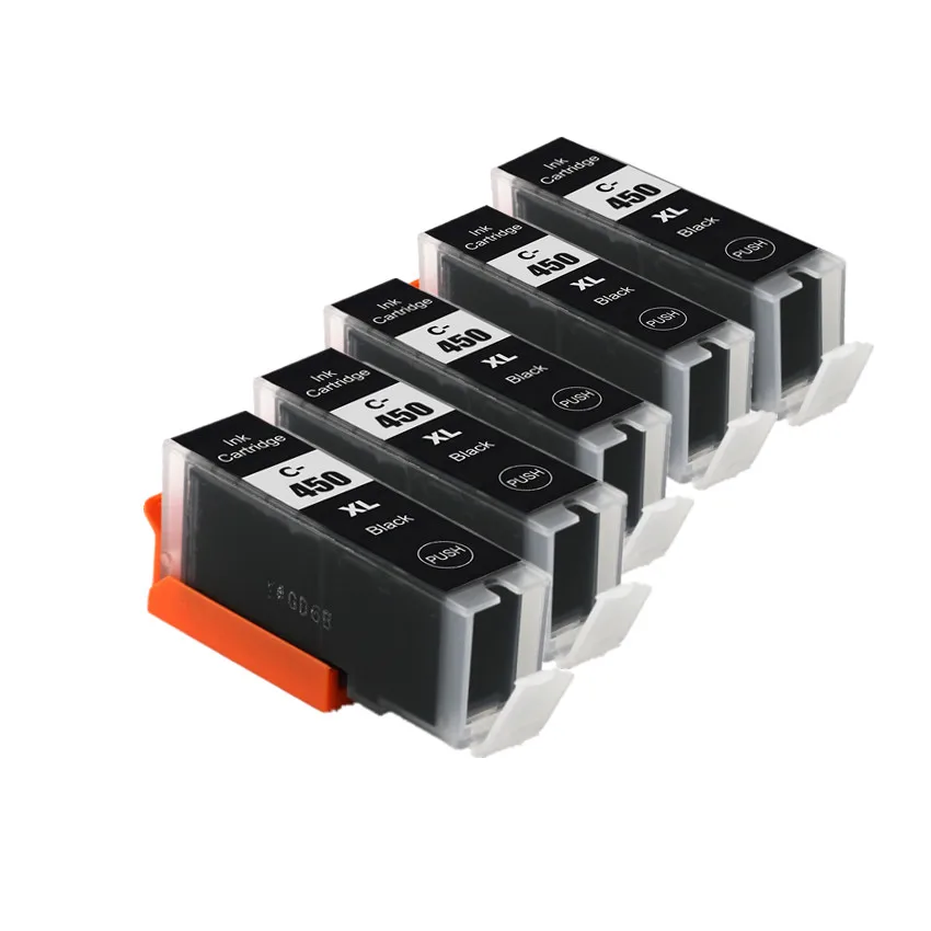 Картридж для чернил совместимый с Canon PIXMA IP7240 MG5440 MG5540 MG6440 MG6640 MG5640 MX924 MX724 IX6840 450PGBK 450