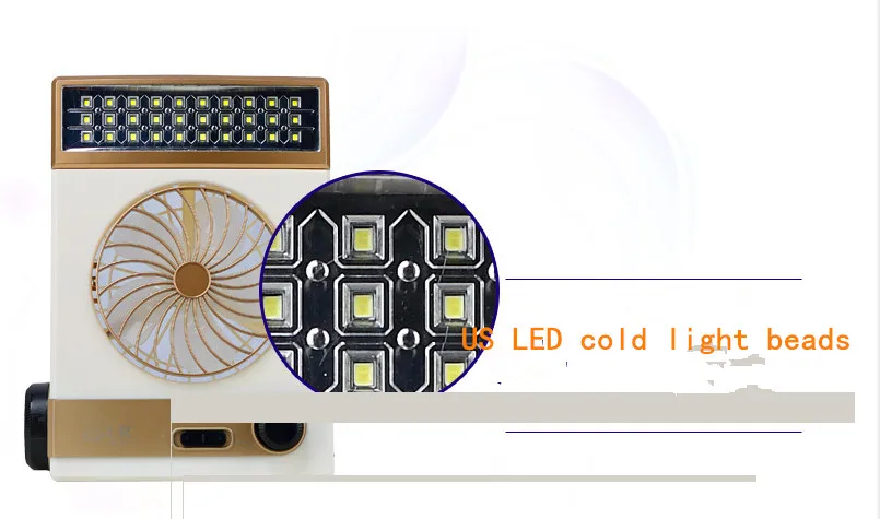 Новинка 2017 г. многофункциональный светодиодный мини-вентилятор с питанием от USB и