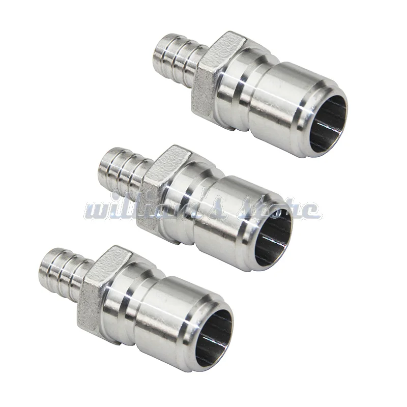 Быстроразъемный штуцер из нержавеющей стали 2 шт. 3/8 дюйма для домашнего