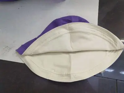 purple beige BINGYUANHAOXUAN летние женские шляпы для рыбалки Солнцезащитная солнцезащитная Кепка складной большой край Весенняя однотонная Дамская Рыбацкая шляпа - Цвет: purple beige