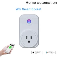 sw1 10a wifi wireless switch us plug socket english home automation remote control support iphone android smartphones app
