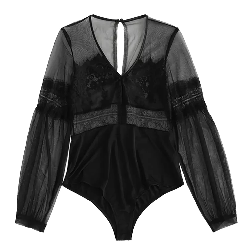 Соблазнительная Пижама с муссом прозрачное кружевное нижнее белье для взрослых