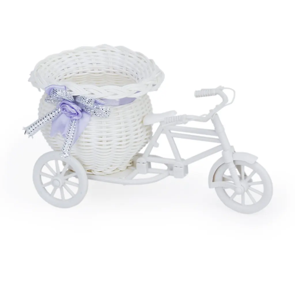 

Handmade Tricycle/Bike Shape Flower Basket for Flower Storage/Arrangement