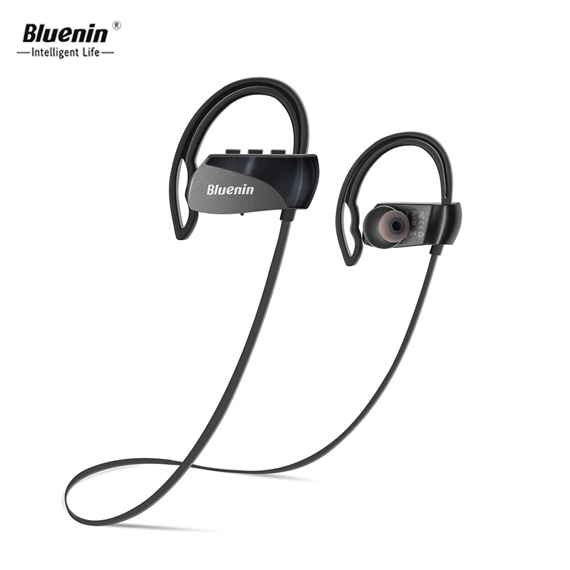 Bluetooth наушники Bluenin Лучшие Беспроводные спортивные с микрофоном IPX5
