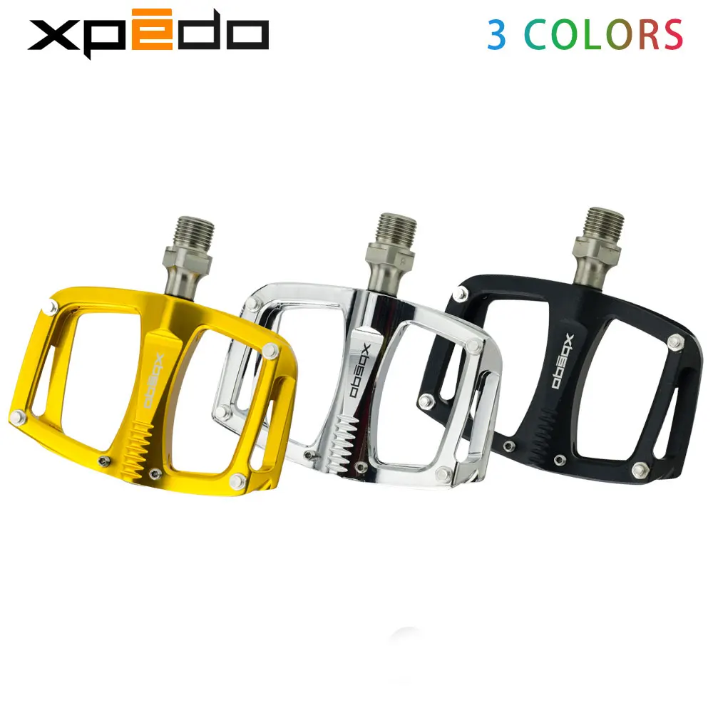 Wellgo xpedo C260 Mountain Road Bearing Sealed Aluminum Platform Pedals 195g/pair titanium spindle | Спорт и развлечения