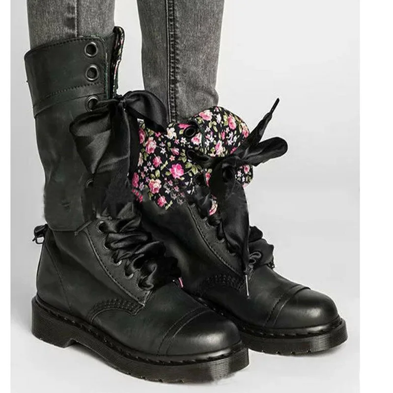 HEE GRAND dr. Martens/Зимние женские ботильоны круглый носок однотонная обувь хлопковая