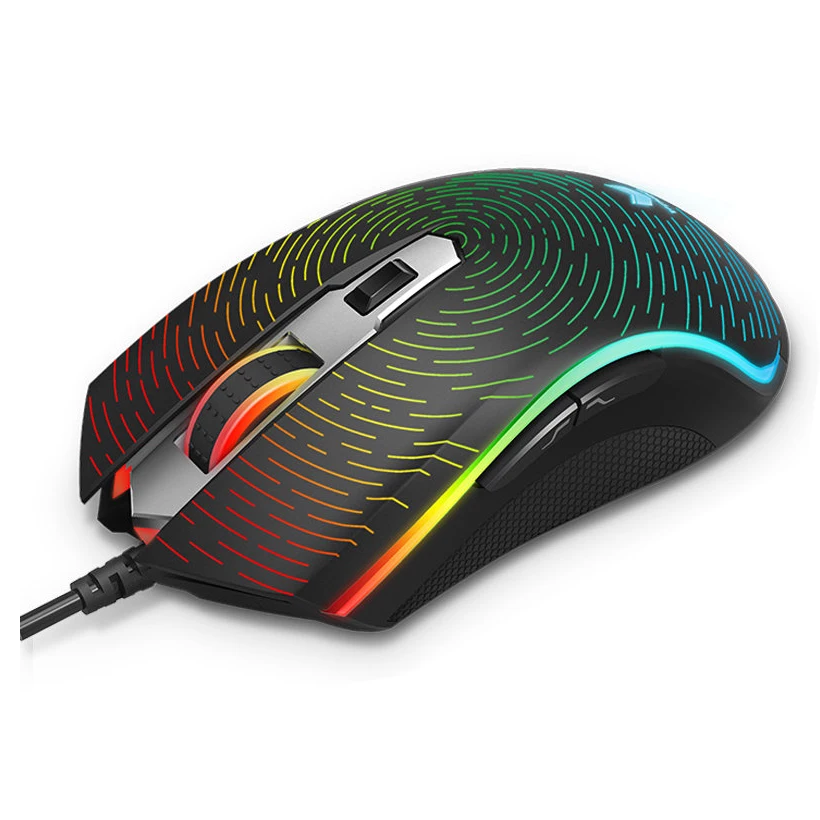 Игровая мышь Rapoo V25S 5300FPS 7000DPI встроенная память СВЕТОДИОДНЫЙ многоцветный