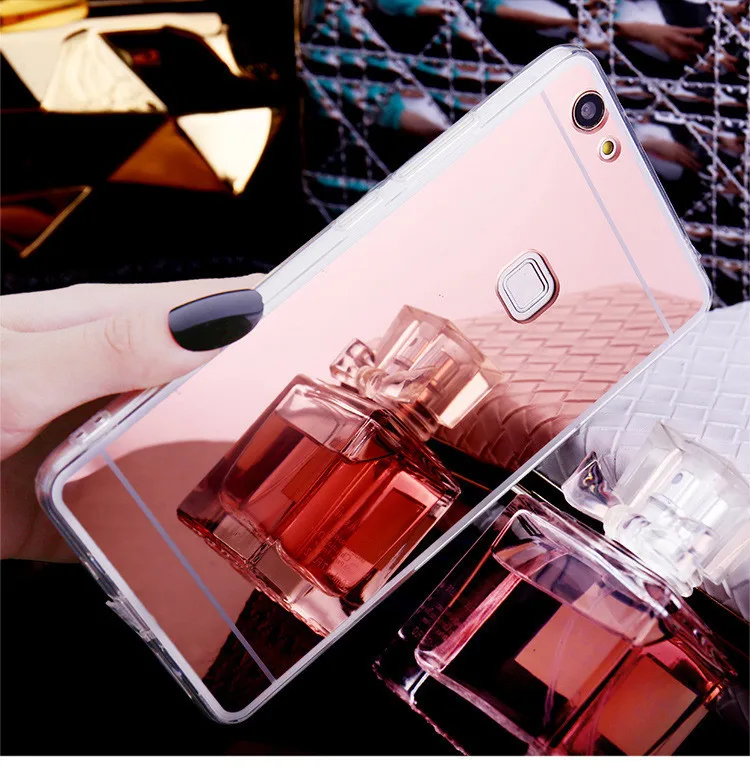 Zagter зеркало TPU крышка для Vivo Y75 Y79 Y69 Y67 V5 Y31 Y35 Y37 Y51 Y55 XPlay5 X5Max V3 Max X7 X9 X21 X20 V7 плюс |