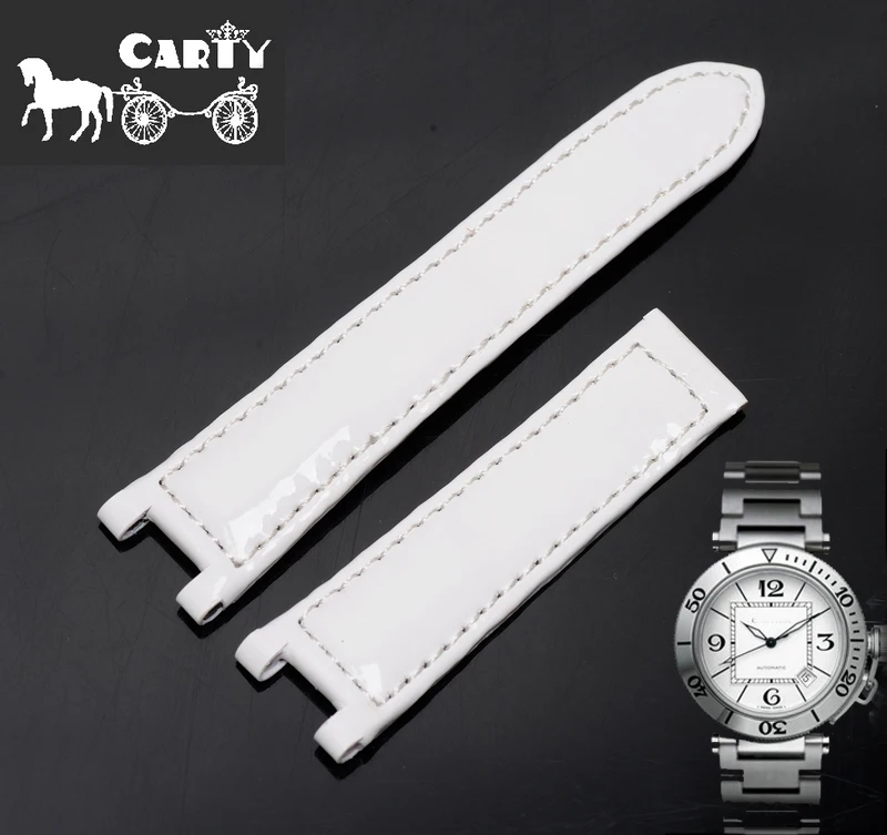 Ремешок для часов Carty из телячьей кожи Pasha + Бесплатный Серебряный buclke Бесплатные