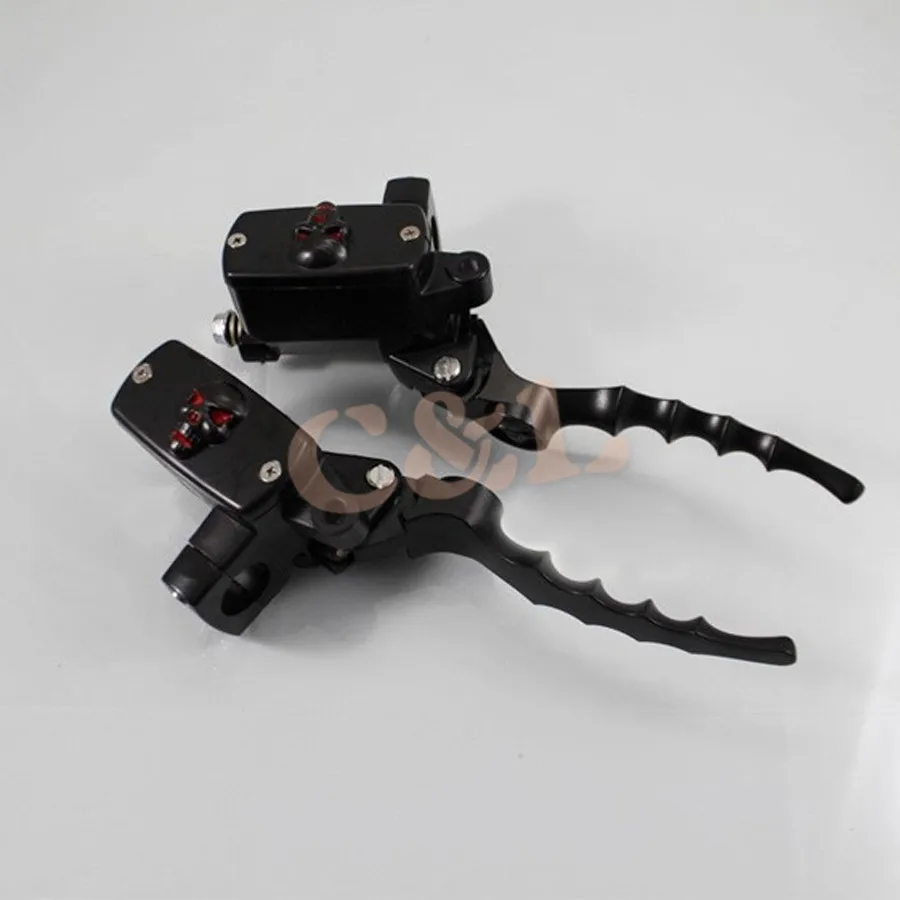 Рычаги сцепления для Harley ручное управление резервуар тормозной рычаг черный 25 мм