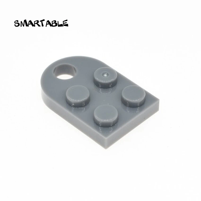 Smartable высокотехнологичные пластинные кирпичи с одним отверстием 2x2 детали