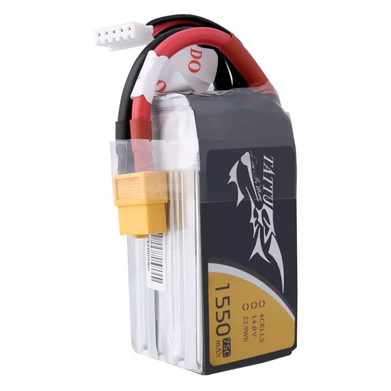 TATTU 14 8 V 1550mAh 75C 4S 1P Lipo аккумуляторная батарея XT60 разъем для Skylark M4-FPV250 мини-Шредер 200