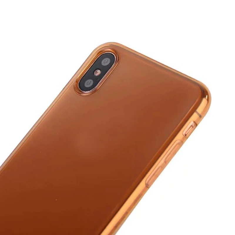 Anshow Красочные Мягкие TPU прозрачный чехол для iPhone X плотная Глянцевая Bling кожи 5.8