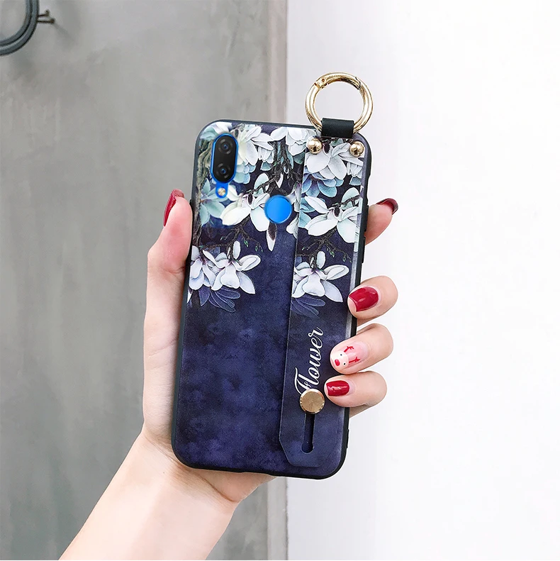 AXBETY для Honor 8x 9X 20i модный шнурок для цветов Floop Stand чехол для huawei Honor 10 Lite/P Smart Snova 3i мягкий чехол