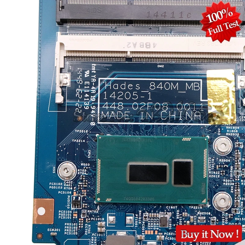 NOKOTION 448.02f080011 материнская плата для acer V Nitro VN7-571 VN7-571G материнская плата для ноутбука NBMQJ11006 NB. MQJ11.006 SR23W I7-5500U