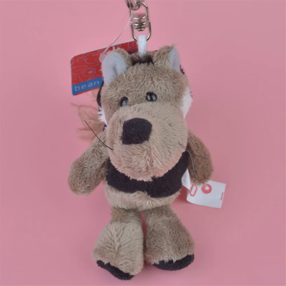 1 шт. черный тканевый волк маленький плюшевый кулон игрушка Детская кукла