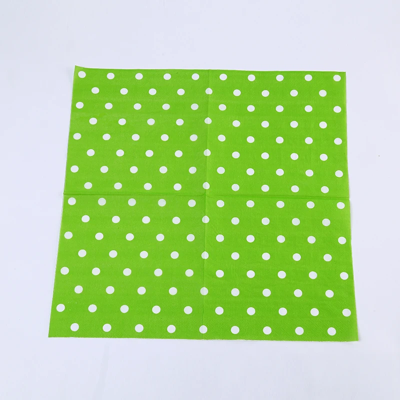 Бумажные салфетки Zilue в горошек 20 цветов|ornament supplies|dinner napkinsnapkins dot |