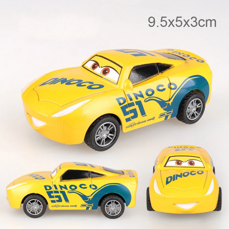 Игрушки Дисней для мальчиков Pixar Cars 2 3 Lightning McQueen Jackson Storm Pull Back модель экшн фигурки