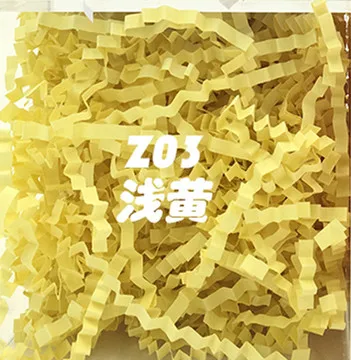 light yellow 19 цветов-Ширина 3 мм-подарочная корзина Shred, бумажный наполнитель «Трава» 500 г - Цвет: light yellow