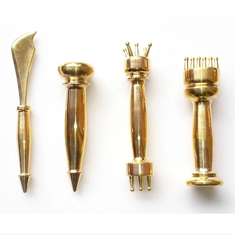 Игольчатый Массажер для пестика из тонкой меди бриллиантовый Стик Mr. Li