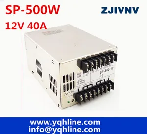 PFC function high efficiency 500w 12v 40A Switching power supply universal AC input 12VDC SMPS SP-500-12 OEM power module